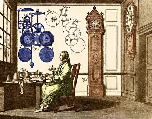 Trending: Clockmaker, Historical Illustration