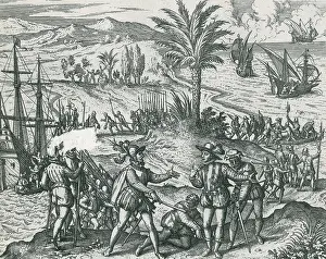 Prison Prints: Columbus Arrested by Bobadilla