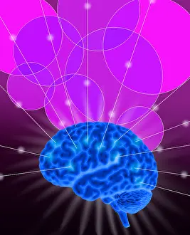Thought Prints: Conceptual Brain, Illustration