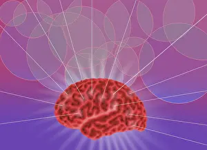 Thought Prints: Conceptual Brain, Illustration