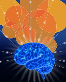Concept Prints: Conceptual Brain, Illustration