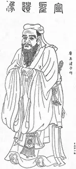 Sixth Prints: Confucius, Ancient Chinese Philosopher