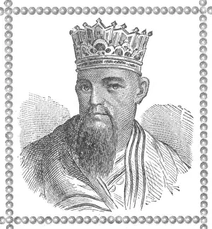 Ancient Prints: Confucius, Ancient Chinese Philosopher