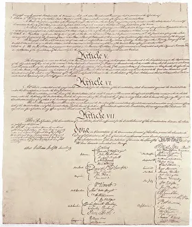 Document Prints: US Constitution