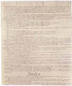 Document Prints: US Constitution