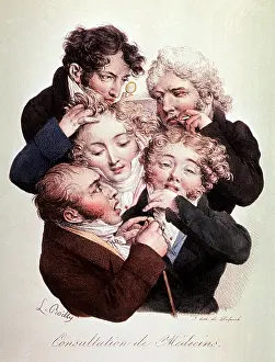 Trait Prints: Consultation of Physicians, 1823