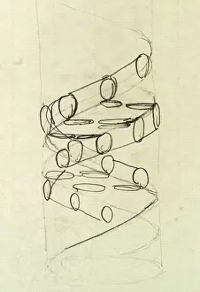 1950 Prints: Crick's Original DNA sketch