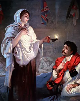 Feminist Prints: Crimean War, Florence Nightingale at Scutari