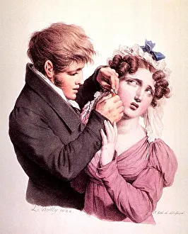 Beauty Prints: The Culture of Beauty, Ear Piercing, 1824