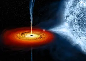 Astronomy Prints: Cygnus X-1, Stellar Black Hole