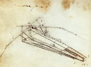 Pilot Prints: Da Vinci Flying Machine, 1485