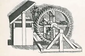 Middles Prints: Da Vinci Invention, Military Engine