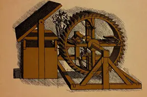 Engine Prints: Da Vinci Invention, Military Engine