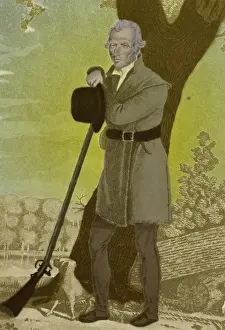 Daniel Prints: Daniel Boone, American Folk Hero