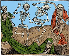 Book Prints: Danse Macabre, 1493