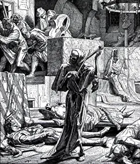 Instrument Prints: Danse Macabre, Second Cholera Pandemic, 1832