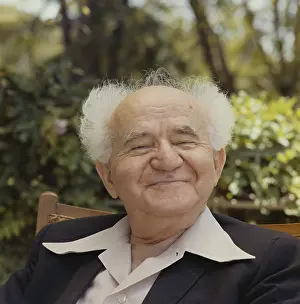 Best Sellers Part III Prints: David Ben-gurion, First Prime Minister of Israel