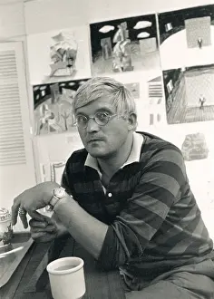 British Personalities Prints: David Hockney in his Studio, 1979