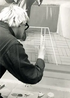 David Hockney in his Studio