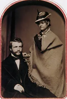 Wife Prints: David Todd and Mabel Loomis, 1870s