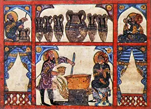 Text Prints: 'De Materia Medica', Preparing Medicine from Honey
