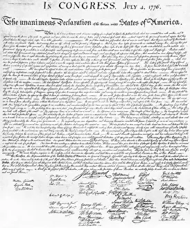 Independence Prints: Declaration of Independence