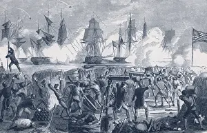 Flag Prints: Defense of Fort Moultrie, 1776