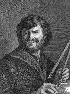 Particles Prints: Democritus, Ancient Greek Polymath