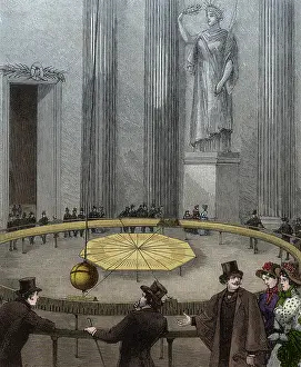 Planetary Prints: Demonstration of Foucault's Pendulum, 1851