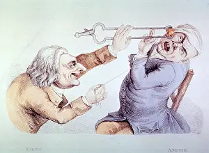 Etching Prints: Dentistry, Tooth Extraction, 1810