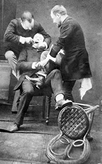 Holding Prints: Dentistry, Tooth Extraction, 1892