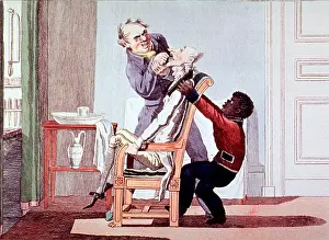 Holding Prints: Dentistry, Tooth Extraction, 19th Century