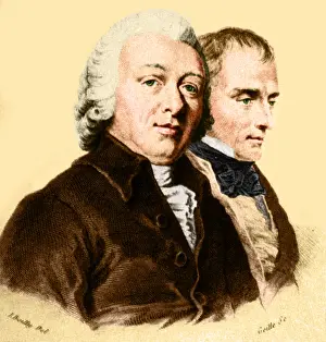 1771 Prints: Desault and Bichat, French Anatomists