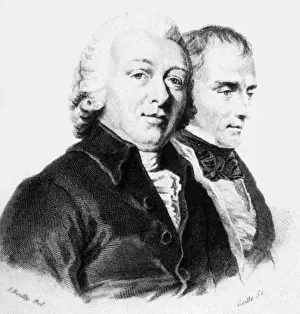 Surgeon Prints: Desault and Bichat, French Anatomists