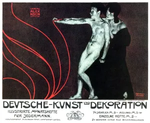 Painter Prints: Deutsche-Kunst und Dekoration, J.R. Witzel, 1898