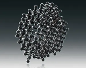 Atomic Prints: Diamond, Crystalline Structure