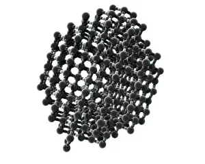 Atomic Prints: Diamond, Crystalline Structure