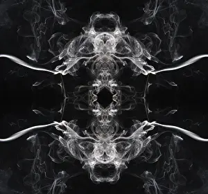 Chaos Prints: Digitally Created Smoke Pattern