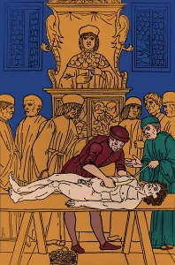 School Prints: Dissection of Cadaver, 1491