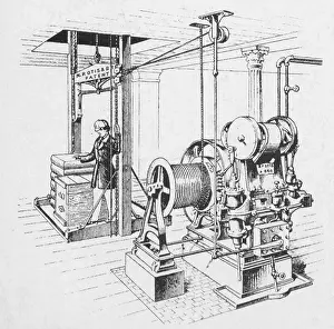 Power Prints: Double Oscillating Steam Engine, 19th Century