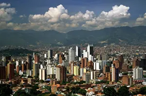 Cities Prints: Downtown Medellin, Colombia