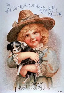 Vintage Nostalgia Prints: Dr. Seth Arnold's Cough Killer, Contained Morphine