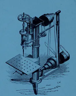 Part Prints: Drill Press, 19th Century