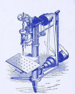 Part Prints: Drill Press, 19th Century
