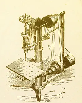 Part Prints: Drilling Press, 19th Century