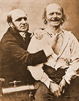 France Prints: Duchenne Studying Physiognomy