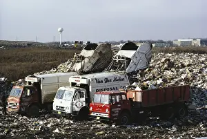 Environment Prints: Dumping Garbage in Landfill