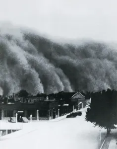 Windy Prints: Dust Storm of 1937, Clayton, NM