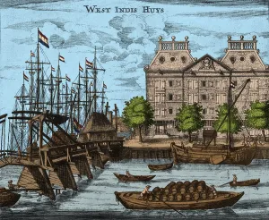 Slave Prints: Dutch West India Company Warehouse, 17th Century