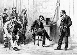 Inventor Prints: Early Telephone Demonstration